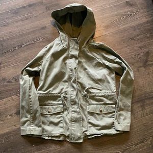 Loft green utility jacket
